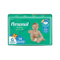 Fralda Personal Baby Jumbinho G Pacote com 14 Unidades