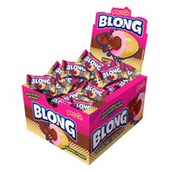 Chiclete Blong 3 Napolitano Peccin Display 40 Unidades 200g