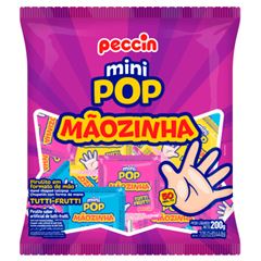 Pirulito Mini Pop Mãozinha Peccin Pacote 50 Unidades 200g