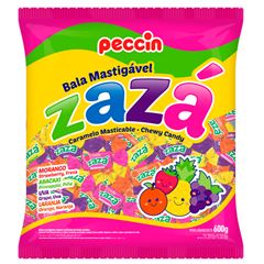 Bala Zazá Sortido Peccin Pacote 120 Unidades 600g