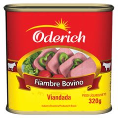 Fiambre Oderich Bovino Lata Caixa 24x320g