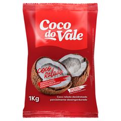 Coco Ralado Desidratado Integral Coco do Vale Unidade 1kg