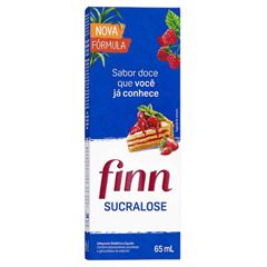 Adoçante Líquido Sucralose Finn 12x65ml