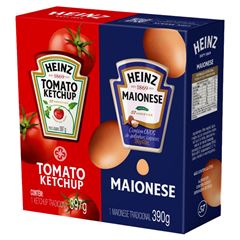 Kit Heinz 150 Anos Ketchup 397g + Maionese 390g